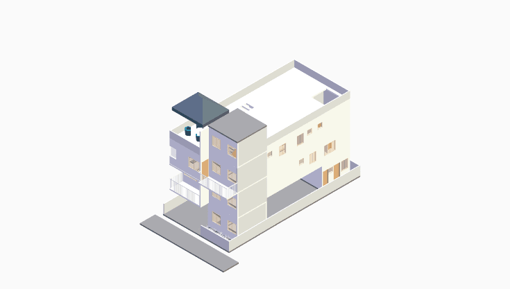 60x30 | North Facing 3D model rendering