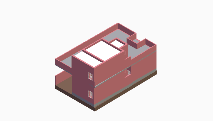 40x20 | South Facing 3D model rendering