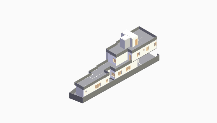 30x60 | East Facing 3D model rendering