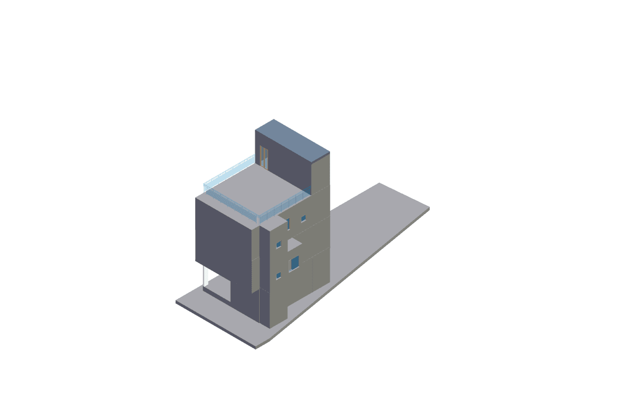 60x30 | South Facing 3D model rendering