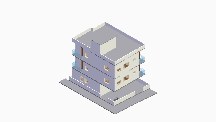 G+2 | 30×40 | North, West Facing