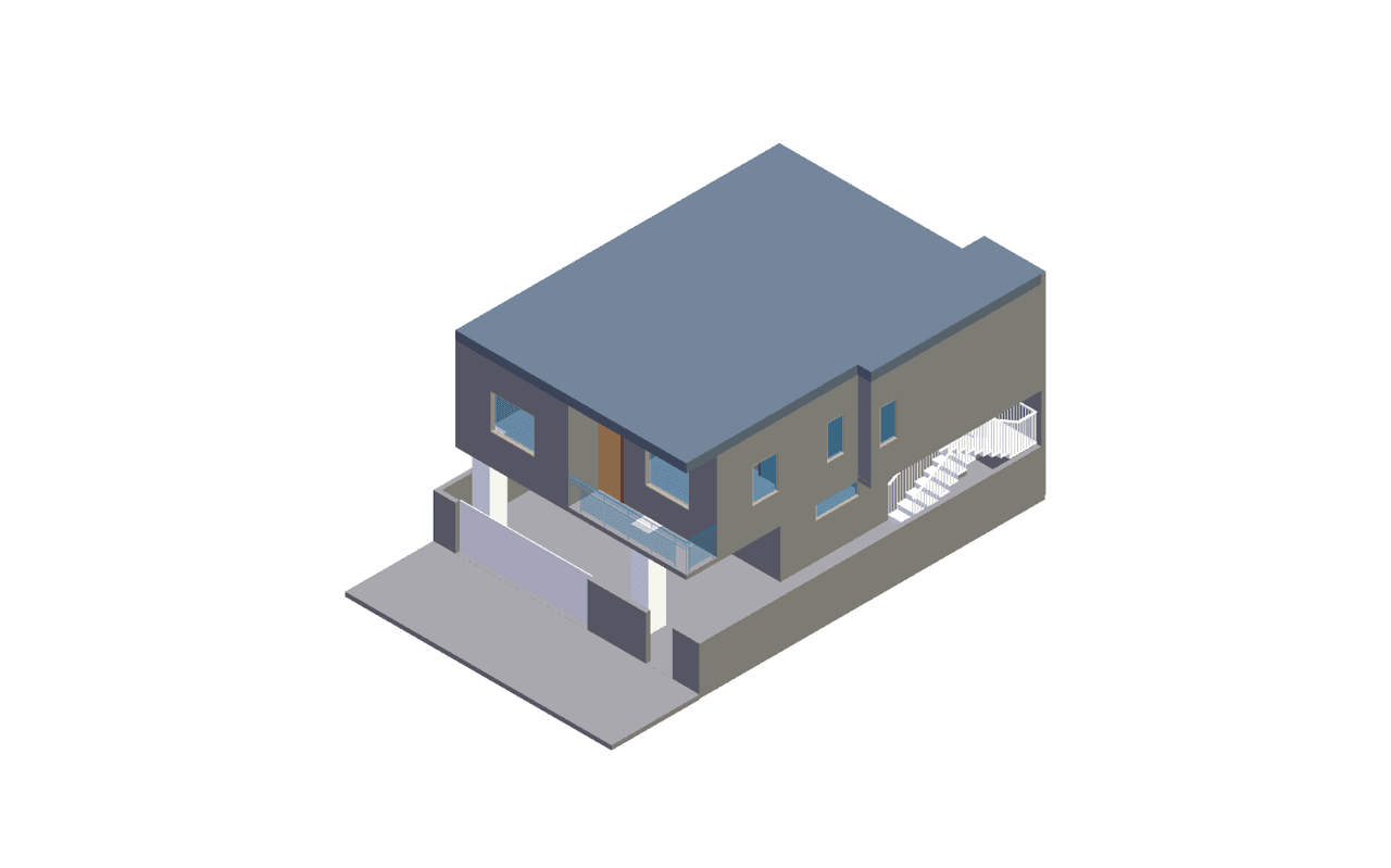 30x40 | West Facing 3D model rendering