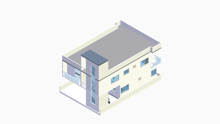 40x20 | North Facing 3D model rendering