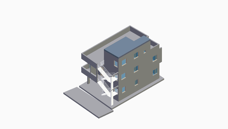 30x40 | West Facing 3D model rendering