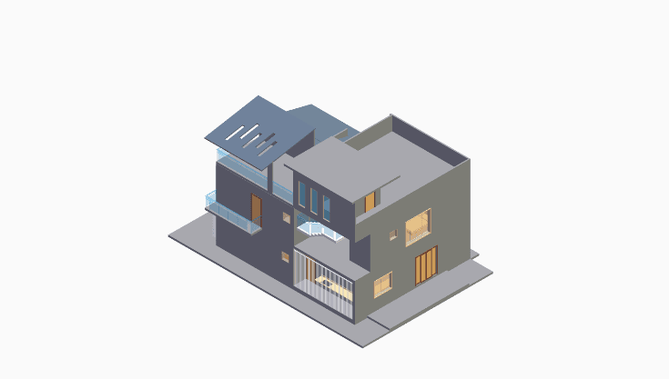60x40 | West, South Facing 3D model rendering