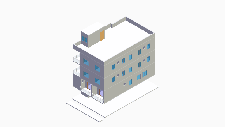 30x50 | West Facing 3D model rendering