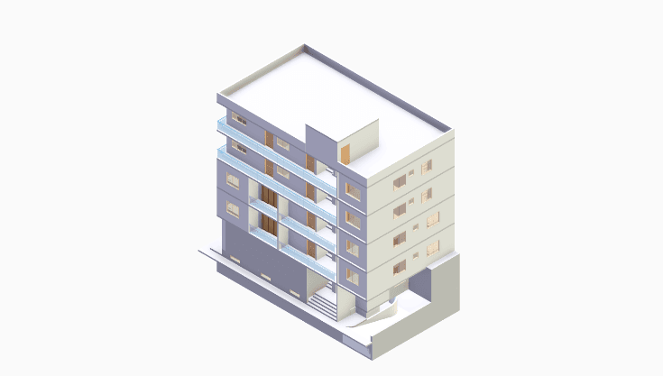 G+5 | 40×60 | North, East Facing
