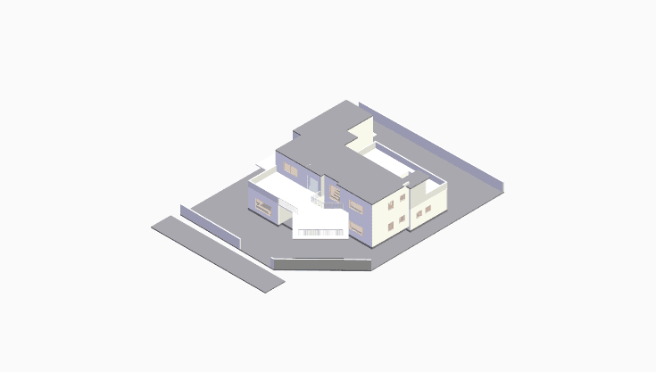 50x80 | North Facing 3D model rendering