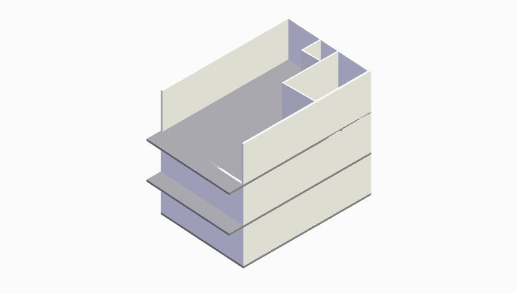 40x50 | South Facing 3D model rendering
