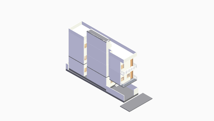 60x30 | East Facing 3D model rendering