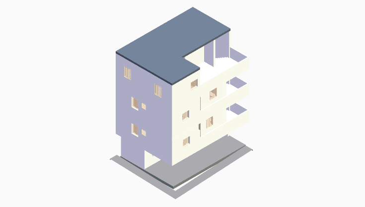 30x20 | East, South Facing 3D model rendering
