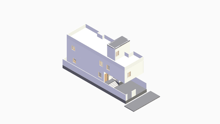 60x30 | North Facing 3D model rendering