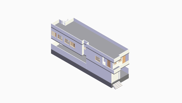 60x30 | East Facing 3D model rendering