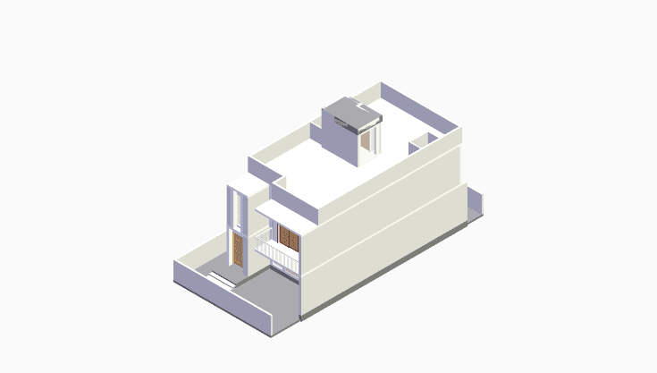 60x30 | West Facing 3D model rendering