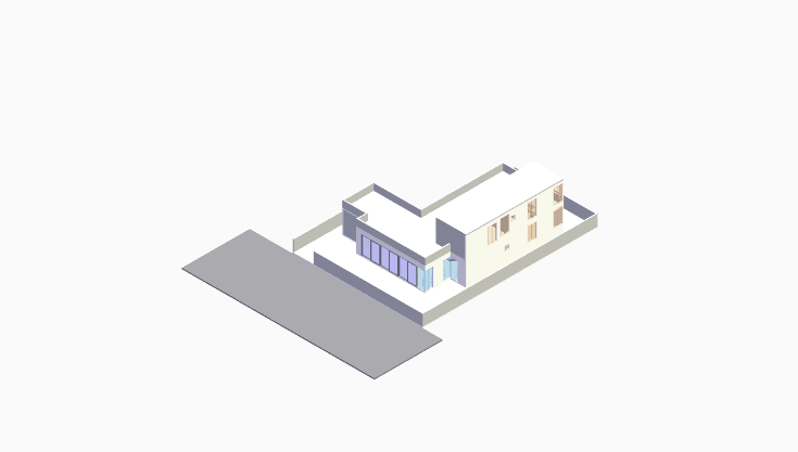 60x40 | East, West Facing 3D model rendering
