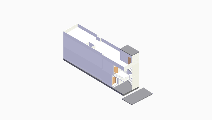 30x60 | North Facing 3D model rendering