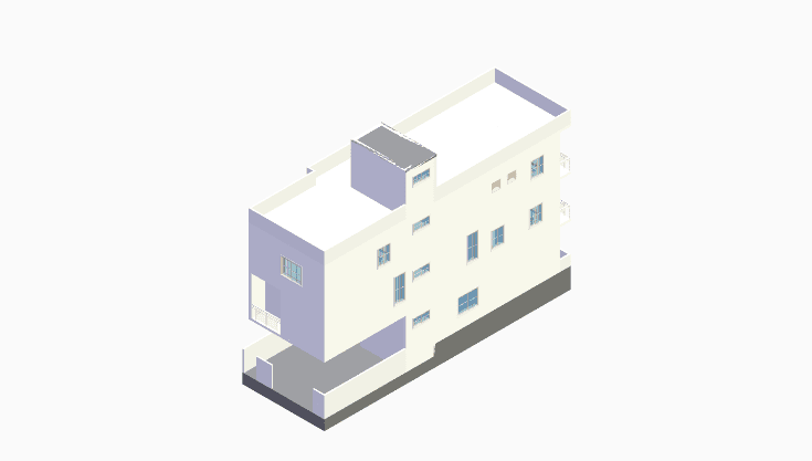 G+3 | 20×60 | West Facing