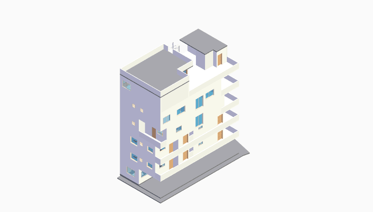 60x30 | North Facing 3D model rendering