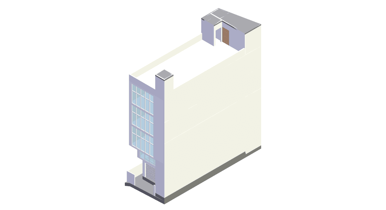 20x50 | West Facing 3D model rendering