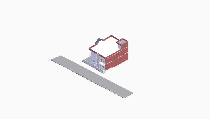 30x60 | South_west Facing 3D model rendering