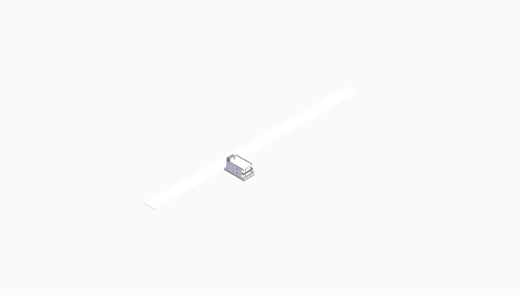 50x50 | West Facing 3D model rendering