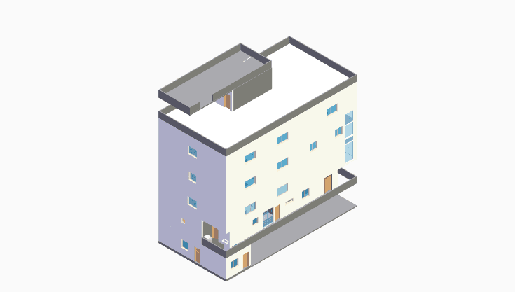 50x80 | West Facing 3D model rendering
