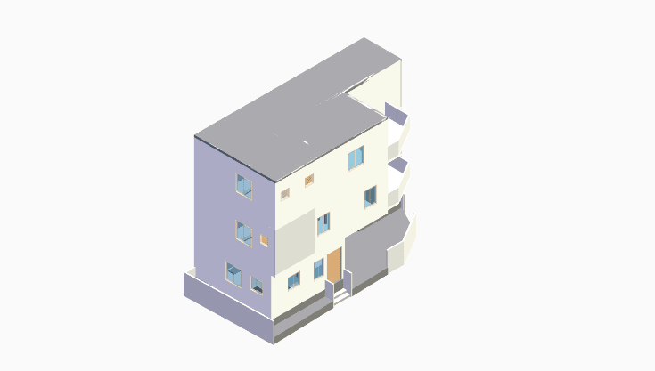 40x20 | East, North Facing 3D model rendering