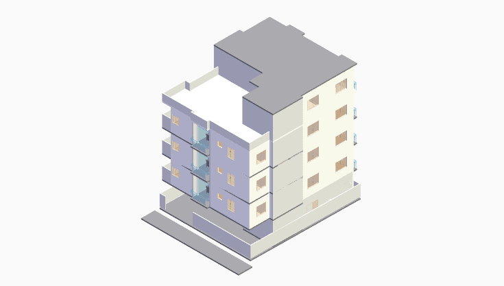 40x50 | East Facing 3D model rendering