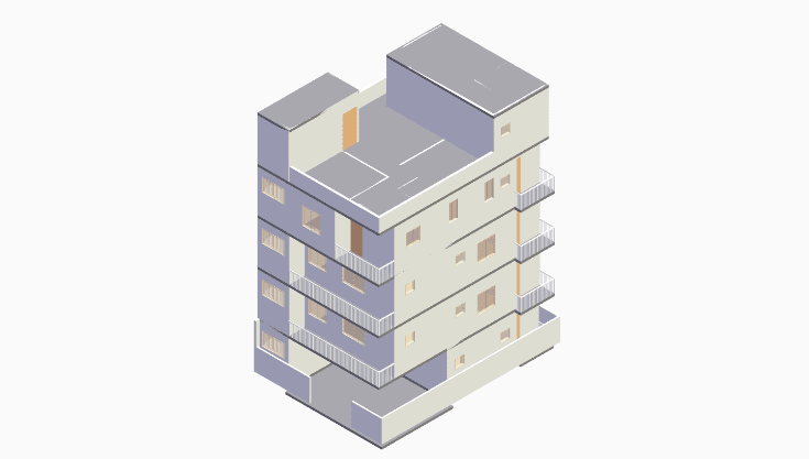 40x30 | West Facing 3D model rendering