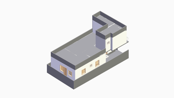 20x50 | North Facing 3D model rendering
