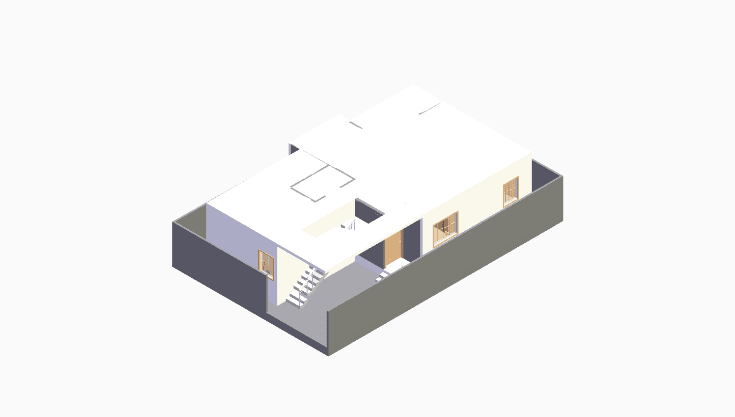 40x20 | South Facing 3D model rendering