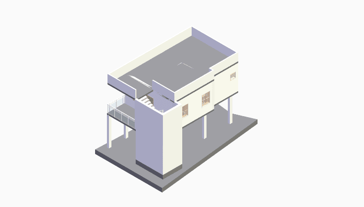 20x50 | East Facing 3D model rendering