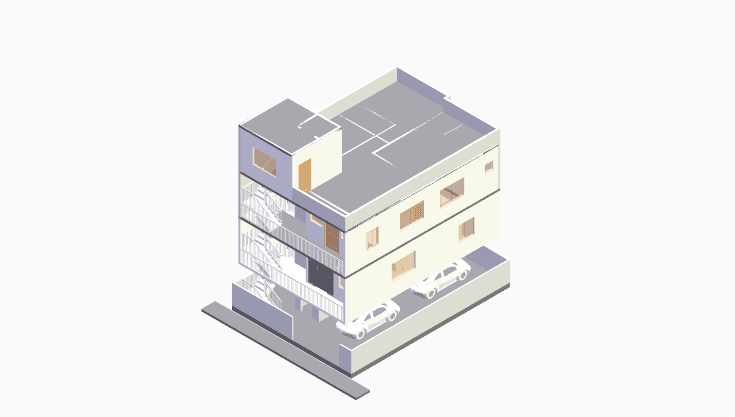 60x30 | West Facing 3D model rendering