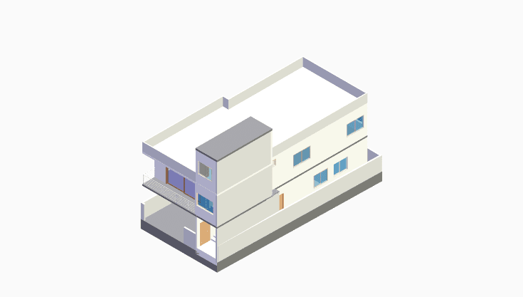 60x30 | North Facing 3D model rendering