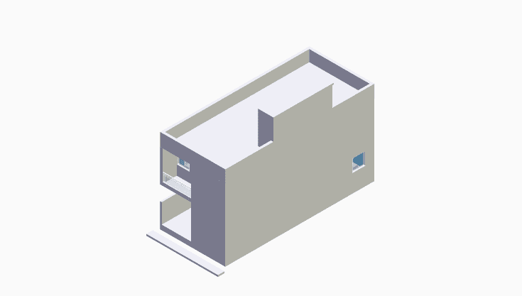 20x50 | North Facing 3D model rendering