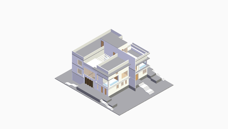 40x60 | East Facing 3D model rendering