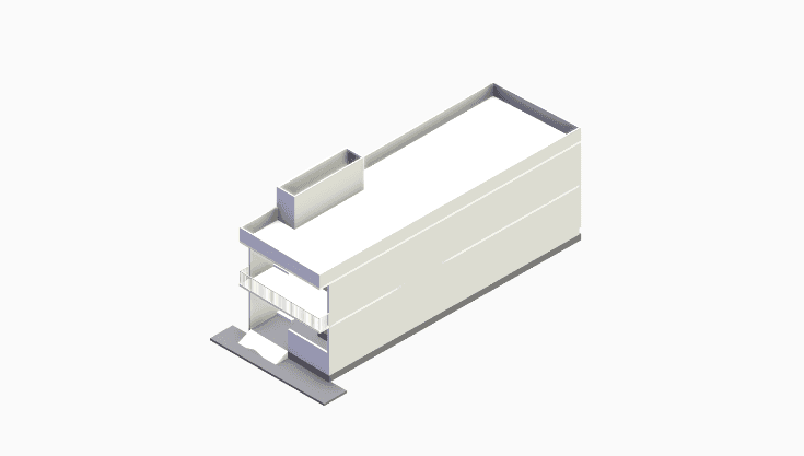 20x60 | South_east Facing 3D model rendering