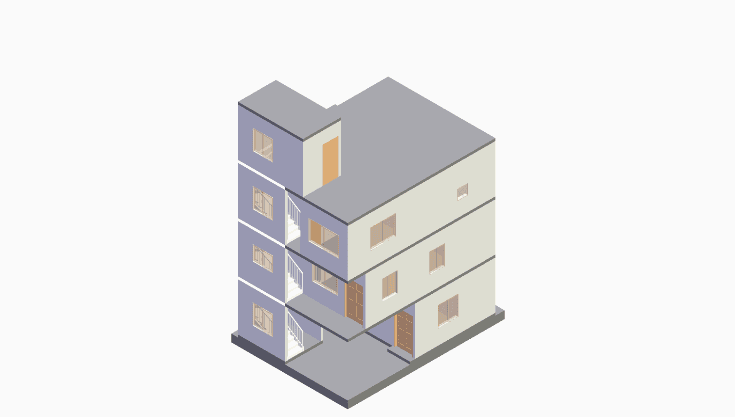 20x30 | East, North Facing 3D model rendering